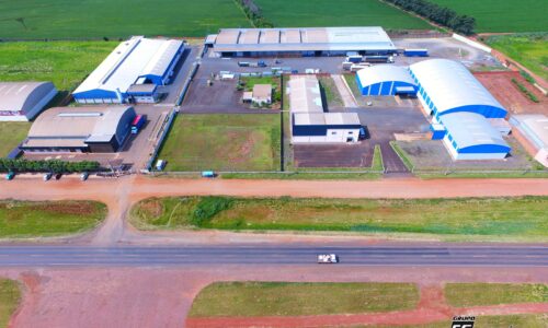 Sede da SG Alumínios — vista aérea da fábrica